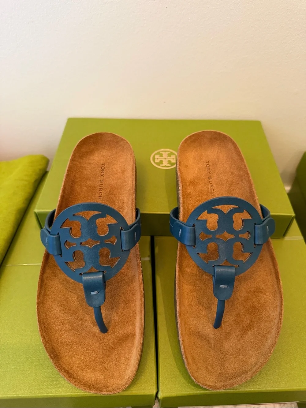 Tory Burch details calfskin